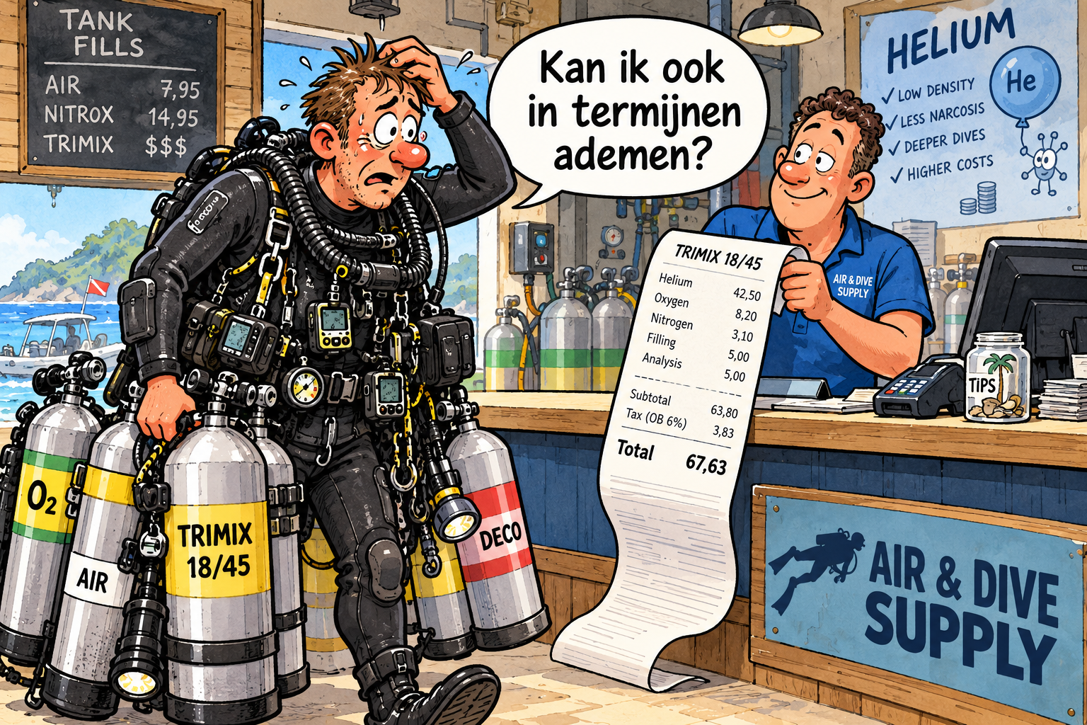 Helium: licht gas, zware rekening