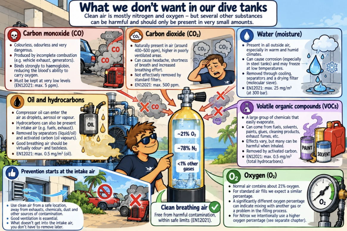 What we don't want in our dive tanks